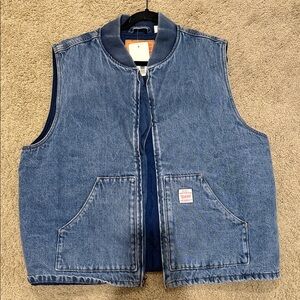 men’s levi’s denim vest